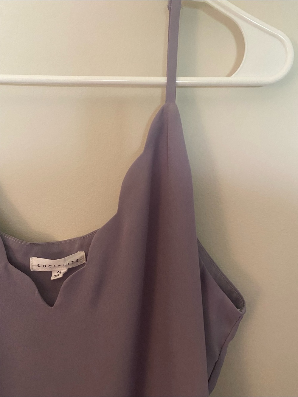 Socialite Lilac Spaghetti Strap Cami Top - Picture 3 of 3